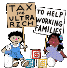 Tax The Ultra Rich To Help Working Families Wealth Tax Sticker