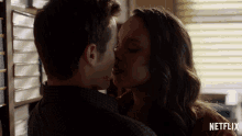 Kissing Jessica Davis GIF