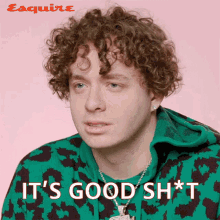 Its Good Shit Jack Harlow GIF - Its Good Shit Jack Harlow Esquire GIFs
