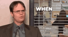 Idiot Dwight GIF