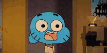 The Amazing World Of Gumball Gumball GIF - The Amazing World Of Gumball Gumball Closing Door GIFs
