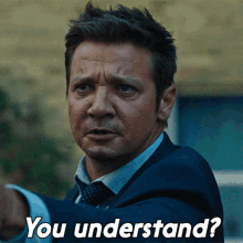 You Understand Mike Mclusky GIF - You Understand Mike Mclusky Jeremy Renner GIFs