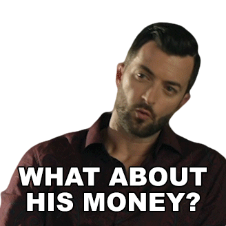 What About His Money Jason Russo Sticker - What About His Money Jason Russo Tales Stickers