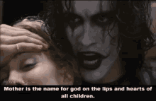 The Crow Brandon GIF - The Crow Brandon Mother Is The Name For God On The Lips And Hearts Of All Children GIFs