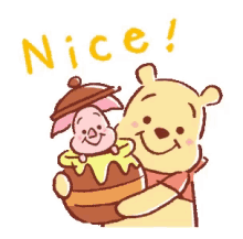 Nice Winnie The Pooh GIF - Nice Winnie The Pooh Piglet GIFs