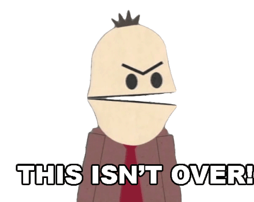This Isnt Over Scott Sticker - This Isnt Over Scott South Park Stickers