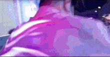 a pixelated image of a person 's back with the words " calmed ivik " on the bottom