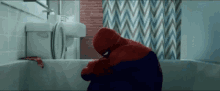 Spiderman Crying GIF - Spiderman Crying Shower GIFs