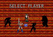 a video game screen shows a selection of players