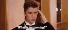Justin Bieber What Is Happening GIF - Justin Bieber What Is Happening GIFs