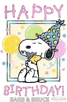 Snoopy Birthday Happy Birthday Snoopy GIF