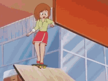 Anime Skating GIF - Anime Skating Dumb GIFs