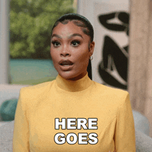 Here Goes Nothing Mehgan James GIF - Here Goes Nothing Mehgan James Basketball Wives Orlando GIFs