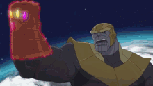 Thanos Space Stone GIF - Thanos Space Stone Infinity Stones GIFs