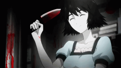 Anime Knife GIF - Anime Knife Mad - Discover & Share GIFs