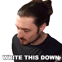 Write This Down Aaron Brown Sticker - Write This Down Aaron Brown Bionicpig Stickers