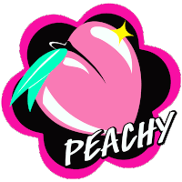 Peachy Nice Sticker - Peachy Peach Nice Stickers