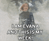 i am evana and this is my week with a picture of a woman