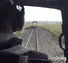 Train Viralhog GIF - Train Viralhog Train Barely Passes Beneath Helicopter GIFs