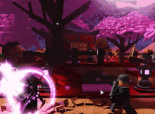 a video game scene with a soldier and a purple heart