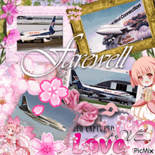a collage of pictures with the words farewell written on it