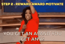 rem oprah reward you get an a