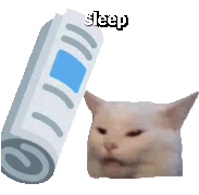 Sleep Cat Sticker - Sleep Cat Bonk Stickers