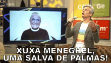 Xuxa Meneghel Uma Salva De Palmas Xuxa GIF - Xuxa Meneghel Uma Salva De Palmas Xuxa Otaviano Costa GIFs