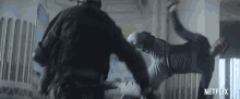 Fight Harp GIF - Fight Harp Outside The Wire GIFs