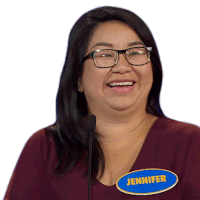 Laughing Jennifer Sticker - Laughing Jennifer Family Feud Canada Stickers