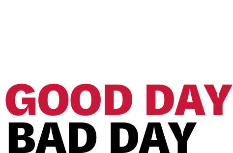 Good Day Bad Day Sticker - Good Day Bad Day Elohim Stickers
