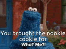 Brought Cookie Monster GIF - Brought Cookie Monster Cookie GIFs