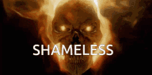 Shameless Skull GIF - Shameless Skull Fire GIFs
