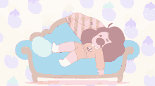 Tired Bee And Puppycat GIF - Tired Bee And Puppycat Bee GIFs