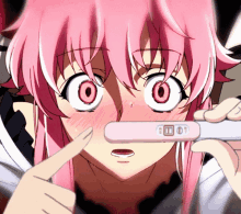 girl anime shocked pregnant