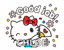 Good Job Hello Kitty GIF - Good Job Hello Kitty Cute GIFs