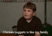 Chicken Nuggets Is Like My Family Family GIF
