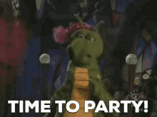 Dudley The Dragon Time To Party GIF - Dudley The Dragon Time To Party Party GIFs