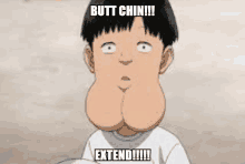 One Punch Man Anime GIF - One Punch Man Anime Butt Chin GIFs