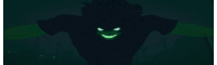 a black background with a green stripe on the right side