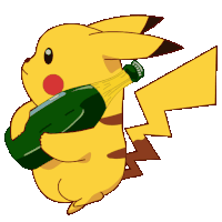 Pikachu Pokemon Sticker - Pikachu Pokemon Bouteille Stickers