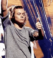 Harry Styles Thumbs Up GIF - Harry Styles Thumbs Up Approved GIFs