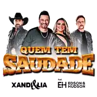 a poster for quem tem saudade featuring eh hudson