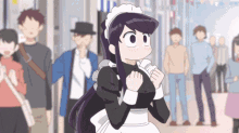 anime komi san komi cant communicate maid spin