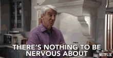 Theres Nothing To Be Nervous About Sam Waterston GIF - Theres Nothing To Be Nervous About Sam Waterston Sol Bergstein GIFs