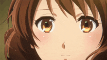 a close up of a girl 's eyes with a tear coming out of them