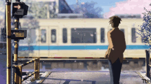 Anime Train GIF - Anime Train Windy GIFs