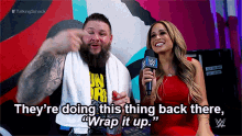 Wwe Kevin Owens GIF - Wwe Kevin Owens Theyre Doing This Thing Back There GIFs