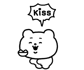 Kiss ベタックマ Sticker - Kiss ベタックマ Betakkuma Stickers