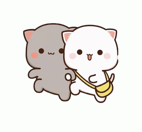 Peach And Goma Mochi Sticker – Peach And Goma Mochi Cat – GIF-ek ...